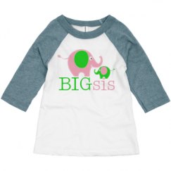 Toddler 3/4 Sleeve Raglan Tee
