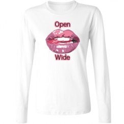 Ladies Relaxed Fit Basic Long Sleeve Tee