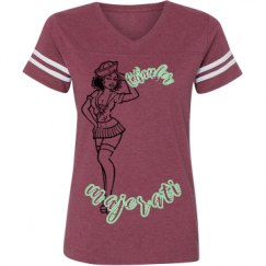 Ladies Relaxed Fit Vintage Sports Tee