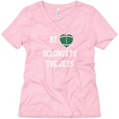 Ladies Relaxed Fit V-Neck Tee