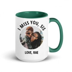 15oz Ceramic Mug with Color Inside