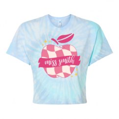 Women's Tie Dye Crop Top Tee