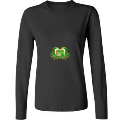 Ladies Relaxed Fit Basic Long Sleeve Tee