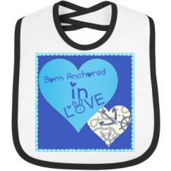 Infant Contrast Trim Bib