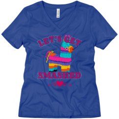 Ladies Relaxed Fit V-Neck Tee