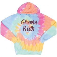 Unisex Tie-Dye Fleece Hoodie
