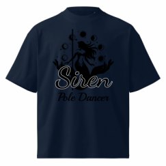 Unisex Organic Oversized High Neck T-Shirt