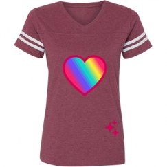 Ladies Relaxed Fit Vintage Sports Tee