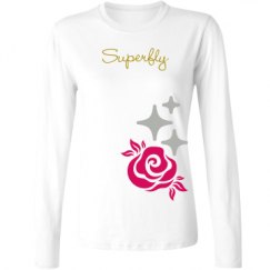 Ladies Relaxed Fit Basic Long Sleeve Tee