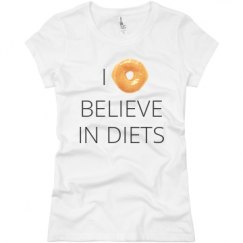 Ladies Slim Fit Basic Promo Jersey Tee