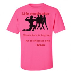 Unisex Ultra Cotton Safety Neon Crewneck Tee