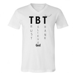 Unisex V-Neck Jersey Tee