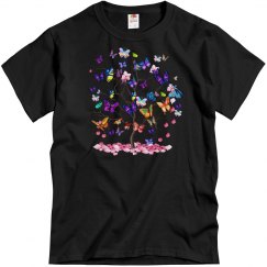 Butterfly Lover Butterfly Colorful Vibrant Artwork - Bu