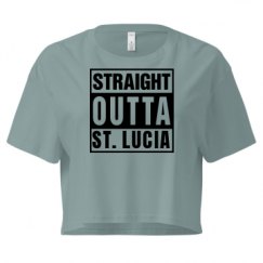 Ladies Festival Cali Crop Top Tee