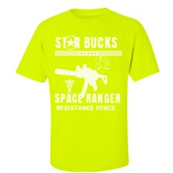 Unisex Ultra Cotton Safety Neon Crewneck Tee