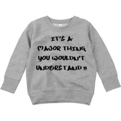 Toddler Crewneck Basic Promo Sweatshirt