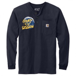 Unisex Carhartt Long Sleeve Henley Tee