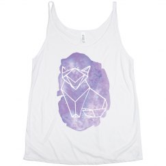 Origami Wolf Watercolor