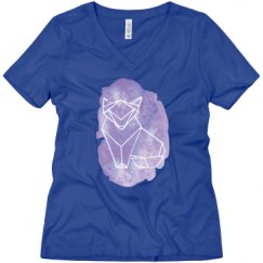 Ladies Relaxed Fit V-Neck Tee
