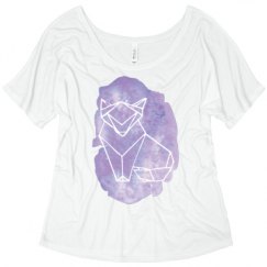 Ladies Flowy Slouchy Tee