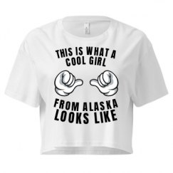 Ladies Festival Cali Crop Top Tee