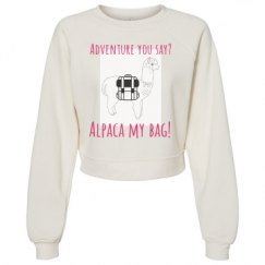 Women's Raglan Pullover Fleece