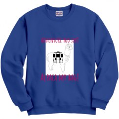 Unisex Film and Foil Crewneck Sweatshirt