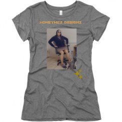 Ladies Slim Fit Super Soft Triblend Tee