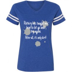 Ladies Relaxed Fit Vintage Sports Tee