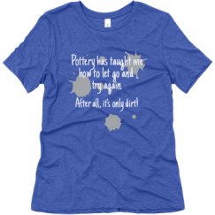 Ladies Relaxed Fit Super Soft Triblend Tee