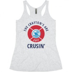 Ladies Slim Fit Super Soft Racerback Triblend Tank