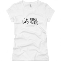 Ladies Slim Fit Basic Promo Jersey Tee