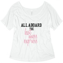 Ladies Flowy Slouchy Tee