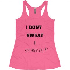I sparkle workout tank 