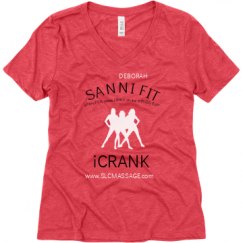 Ladies Relaxed Fit Super Soft Triblend V-Neck Tee