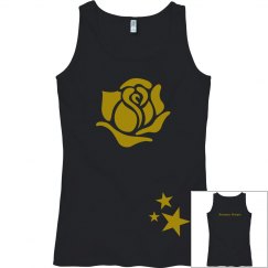 Gold rose tank top