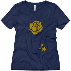 Ladies Relaxed Fit V-Neck Tee