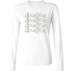 Ladies Relaxed Fit Basic Long Sleeve Tee