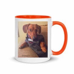 11oz Ceramic Mug with Color Inside