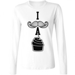 Ladies Relaxed Fit Basic Long Sleeve Tee