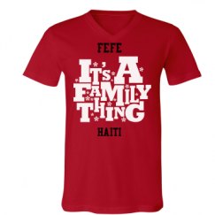 Unisex V-Neck Jersey Tee