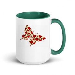 15oz Ceramic Mug with Color Inside