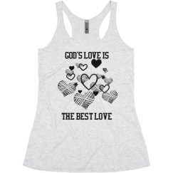 Ladies Slim Fit Super Soft Racerback Triblend Tank