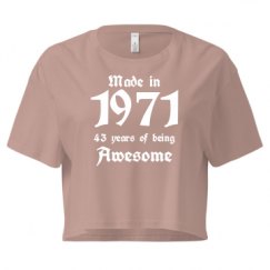 Ladies Festival Cali Crop Top Tee