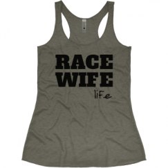 Ladies Slim Fit Super Soft Racerback Triblend Tank