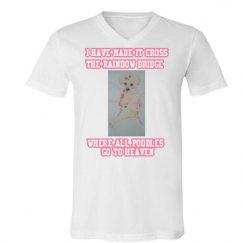 Unisex V-Neck Jersey Tee