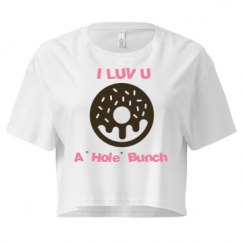 Ladies Festival Cali Crop Top Tee