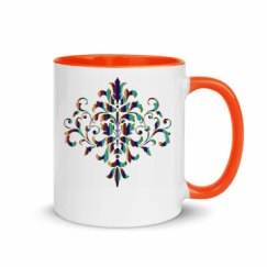 11oz Ceramic Mug with Color Inside