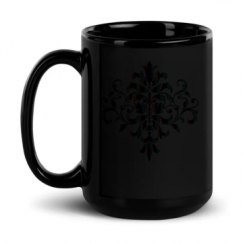 15oz Black Glossy Mug