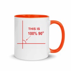 11oz Ceramic Mug with Color Inside